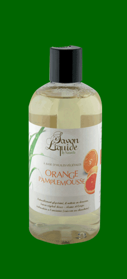Bio Naturella - Savon liquide 100% végétal Orange / pamplemousse